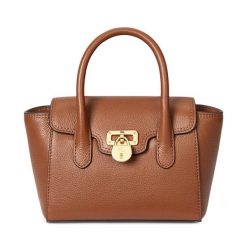 Torebka LAUREN RALPH LAUREN. Brązowe torebki klasyczne Lauren Ralph Lauren, bez wzorów, klasyczne, bez dodatków. Za 1,399.00 zł.