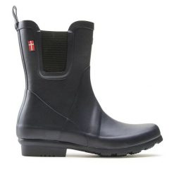 Kalosze MOLS. Niebieskie kalosze MOLS, bez wzorów, bez zapięcia. Za 199.99 zł.