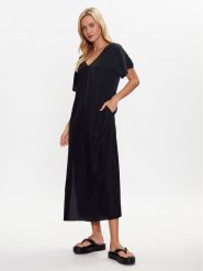 Triumph Sukienka letnia Beach MyWear 10214559 Czarny Regular Fit. Czarne sukienki Triumph, bez wzorów, z lyocellu, bez kołnierzyka, bez ramiączek. Za 299.99 zł.