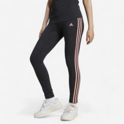 Legginsy fitness damskie ADIDAS. Czarne legginsy adidas, bez wzorów, z bawełny. Za 69.99 zł.