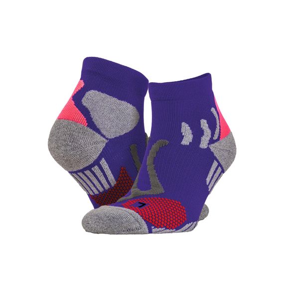 Techniczne Skarpety Uciskowe Unisex Dla Dorosłych. Fioletowe skarpetki SPIRO, bez wzorów. Za 46.99 zł.