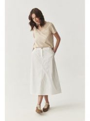 TATUUM Spódnica w kolorze białym rozmiar: 38. Białe spódnice Tatuum, na co dzień, bez wzorów, z bawełny, maxi, proste. Za 184.46 zł.