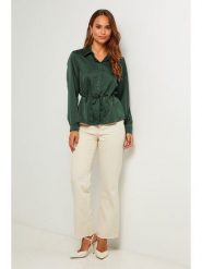 L'armoire de Suzette Koszula w kolorze zielonym rozmiar: 38/40. Zielone koszule L'armoire de Suzette, l, bez wzorów, z tkaniny, klasyczne, bez kołnierzyka, bez ramiączek. Za 82.99 zł.