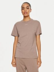 Calvin Klein T-Shirt Nano Logo K20K207519 Beżowy Regular Fit. Brązowe t-shirty Calvin Klein, l, bez wzorów, z bawełny, bez kołnierzyka, bez ramiączek. Za 109.99 zł.