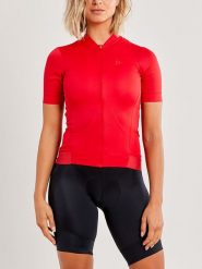 Craft Koszulka kolarska "Essence Jersey" w kolorze czerwonym rozmiar: XXL. Czerwone t-shirty sportowe Craft, xxl, bez wzorów, z jersey, bez ramiączek, rowerowe. Za 133.91 zł.