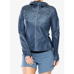 Kurtka przeciwwiatrowa damska Inov-8 Windshell FZ. Szare kurtki Inov-8, bez wzorów, sportowe, bez kaptura. Za 287.99 zł.