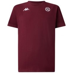 T-shirt Union Bordeaux-Bègles LA84 UBB. Czerwone t-shirty Kappa, bez wzorów, sportowe, bez kołnierzyka, bez ramiączek. Za 293.00 zł.