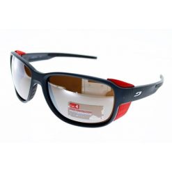 Okulary przeciwsłoneczne sportowe górskie Julbo MONTEBIANCO 2 SPECTRON 4. Czerwone okulary przeciwsłoneczne JULBO, bez wzorów. W wyprzedaży za 303.25 zł.