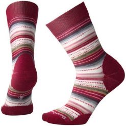 Smartwool Skarpetki Damskie W Margarita Tibetan Red Heather S. Brązowe skarpetki Smartwool, w paski, z wełny. Za 59.00 zł.