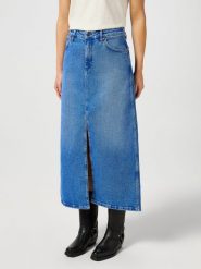 DAMSKA SPÓDNICA WRANGLER DENIM MAXI SKIRT ONCE LOVED 112356425. Spódnice Wrangler, m, bez wzorów, z denimu, maxi. Za 169.99 zł.