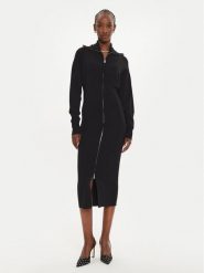 Pinko Sukienka codzienna Levulosio Abito 103989 A22A Czarny Slim Fit. Czarne sukienki Pinko, na co dzień, s, bez wzorów, z syntetyku, bez kołnierzyka, bez ramiączek, proste. Za 499.99 zł.