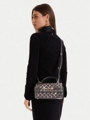 Guess Torebka 179129 Srebrny. Szare torebki klasyczne Guess, z aplikacjami, ze skóry, bez dodatków. Za 329.99 zł.