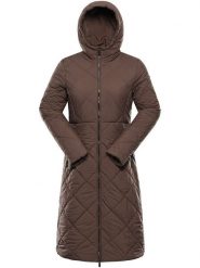 Alpine Pro Płaszcz pikowany "Stawa" w kolorze brązowym rozmiar: XS. Brązowe płaszcze Alpine Pro, xs, bez wzorów, bez kaptura. Za 341.39 zł.