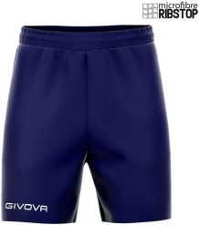 Spodenki sportowe Givova Street granatowe 2XL. Niebieskie szorty sportowe 318, bez wzorów, z materiału, na fitness i siłownię. Za 68.30 zł.