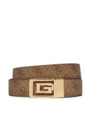 Guess Pasek Damski BW9207 P5130 Brązowy. Brązowe paski Guess, z aplikacjami, ze skóry. Za 179.99 zł.
