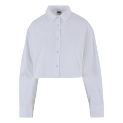 Oversizowa bluzka damska Urban Classics. Białe bluzki Urban Classics, bez wzorów, bez kołnierzyka, bez ramiączek. Za 160.50 zł.