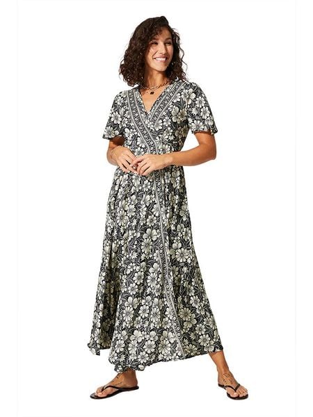 Aller Simplement Sukienka w kolorze czarnym rozmiar: 42. Czarne sukienki Aller Simplement, bez wzorów, klasyczne, bez kołnierzyka, bez ramiączek, maxi. Za 69.91 zł.