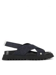 G-Star Raw Sandały DEBRA-25SS495 Granatowy. Niebieskie sandały G-Star, bez wzorów, z materiału, retro, bez obcasa, na płaskiej podeszwie, bez zapięcia. Za 209.99 zł.