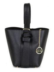 Mia Tomazzi Skórzana torebka w kolorze czarnym - 15 x 21 x 15 cm rozmiar: onesize. Czarne torebki klasyczne Mia Tomazzi, bez wzorów, z materiału, przez ramię, bez dodatków. Za 282.99 zł.