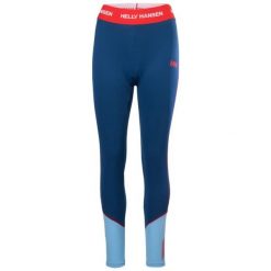Damskie legginsy Helly Hansen Lifa Active. Niebieskie legginsy Helly Hansen, bez wzorów, z poliesteru. Za 269.50 zł.