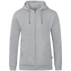 Kurtka Jako Organic. Szare kurtki JAKO, m, bez wzorów, z bawełny, biznesowe, z kapturem. Za 239.15 zł.