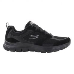 Buty do chodzenia damskie Skechers Flex Appeal 40. Czarne buty treningowe Skechers, bez wzorów, z materiału, bez zapięcia, trekkingowe. Za 308.00 zł.