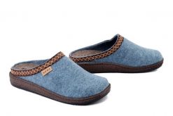 BEFADO 155D 180 niebieski, kapcie damskie. Niebieskie kapcie Befado, bez wzorów. Za 99.99 zł.