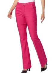 Heine Dżinsy - Flared fit - w kolorze różowym rozmiar: 46. Różowe jeansy Heine, bez wzorów. Za 130.99 zł.