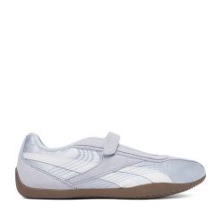 Baleriny Reebok. Niebieskie baleriny Reebok, bez wzorów, bez obcasa, bez zapięcia. Za 299.99 zł.