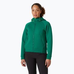 Bluza damska Helly Hansen HP Ocean Full Zip Jacket 2.0. Zielone bluzy bez kaptura Helly Hansen, bez wzorów, bez kaptura. W wyprzedaży za 544.00 zł.