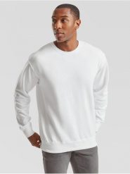 Lekka bluza dresowa Fruit Of The Loom Adulto Blanco. Białe bluzy z kapturem fruit of the loom, m, bez wzorów, z bawełny, bez kaptura, do jazdy konnej. Za 148.99 zł.