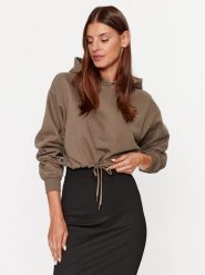 JJXX Bluza 12238604 Brązowy Loose Fit. Brązowe bluzy JJXX, s, bez wzorów, z bawełny, bez kaptura. Za 109.99 zł.