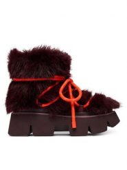 United Nude Śniegowce Stomper Fur Boot 11048993120 Bordowy. Czerwone śniegowce United Nude, bez wzorów, z futra, bez zapięcia. Za 1,339.00 zł.