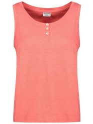 Eight2Nine Top w kolorze koralowym rozmiar: XS. Pomarańczowe topy Eight2Nine, xs, bez wzorów, z bawełny, bez kołnierzyka, bez ramiączek. Za 39.99 zł.