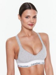 Calvin Klein Underwear Biustonosz top 000QF1654E Szary. Szare biustonosze Calvin Klein Underwear, bez wzorów, z bawełny. Za 69.99 zł.