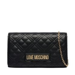 Torebka LOVE MOSCHINO. Czarne kopertówki Love Moschino, bez wzorów, wizytowe, bez dodatków. Za 609.99 zł.