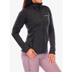 Bluza polarowa damska Columbia Sweater Weather Full Zip. Czarne bluzy bez kaptura Columbia, l, bez wzorów, z polaru, bez kaptura, trekkingowe. Za 382.95 zł.