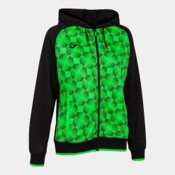 Bluza do piłki nożnej damska Joma Supernova III rozpinana. Czarne bluzy Joma, l, bez wzorów, sportowe, bez ramiączek, bez kaptura. Za 196.99 zł.