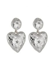 Heliophilia Kolczyki-wkrętki z cyrkoniami rozmiar: onesize. Szare kolczyki Heliophilia, z cyrkonią, metalowe. Za 34.99 zł.