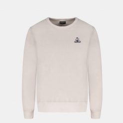 Bluza damska Le Coq Sportif Contemporain N°1. Brązowe bluzy Le Coq Sportif, bez wzorów, eleganckie, bez ramiączek, bez kaptura. W wyprzedaży za 195.00 zł.