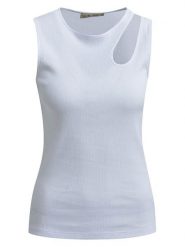 Smith & Soul Top w kolorze białym rozmiar: L. Białe topy Smith & Soul, l, bez wzorów, z bawełny, bez kołnierzyka, bez ramiączek. Za 60.99 zł.