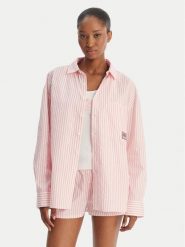 Juicy Couture Koszula Dog Crest JCYPT126861 Różowy Relaxed Fit. Czerwone koszule Juicy Couture, m, bez wzorów, z bawełny, bez kołnierzyka, bez ramiączek. Za 349.99 zł.