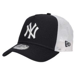 Czapka Z Daszkiem Unisex Dla Dorosłych MLB League New York Yankees. Czarne czapki z daszkiem New Era, bez wzorów, sportowe. Za 187.99 zł.