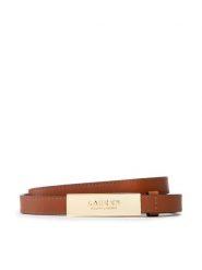 Lauren Ralph Lauren Pasek Damski New Plaque 412873090002 Brązowy. Brązowe paski Lauren Ralph Lauren, bez wzorów, ze skóry. Za 419.99 zł.