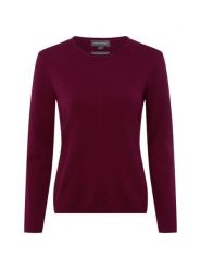 Franco Callegari Damski sweter z dzianiny z zawartością kaszmiru Kobiety lila marmurkowy, XXL. Swetry Franco Callegari, xxl, bez wzorów, z bawełny, bez ramiączek. Za 249.95 zł.