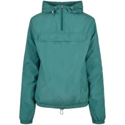 Damska kurtka wiatrówka Urban Classics. Zielone kurtki Urban Classics, s, bez wzorów, z materiału, eleganckie, bez kaptura. Za 147.30 zł.