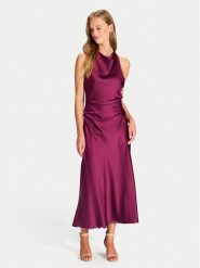 Hey Kyla Sukienka koktajlowa 5AI069HK Fioletowy Regular Fit. Fioletowe sukienki Hey Kyla, bez wzorów, z syntetyku, wizytowe, bez kołnierzyka, bez ramiączek. Za 919.99 zł.