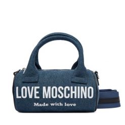 Torebka LOVE MOSCHINO. Niebieskie torebki klasyczne Love Moschino, bez wzorów, klasyczne, bez dodatków. Za 789.99 zł.