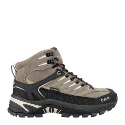 Buty trekkingowe damskie CMP RIGEL 2.0 MID skóra wodoodporne. Szare buty trekkingowe CMP, ze skóry, bez zapięcia. Za 449.99 zł.