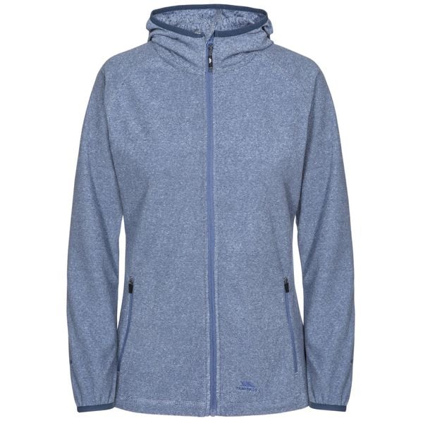 Bluza Polarowa Damska Jennings. Niebieskie bluzy bez kaptura Trespass, na zimę, l, bez wzorów, z polaru, bez kaptura, trekkingowe. Za 100.99 zł.
